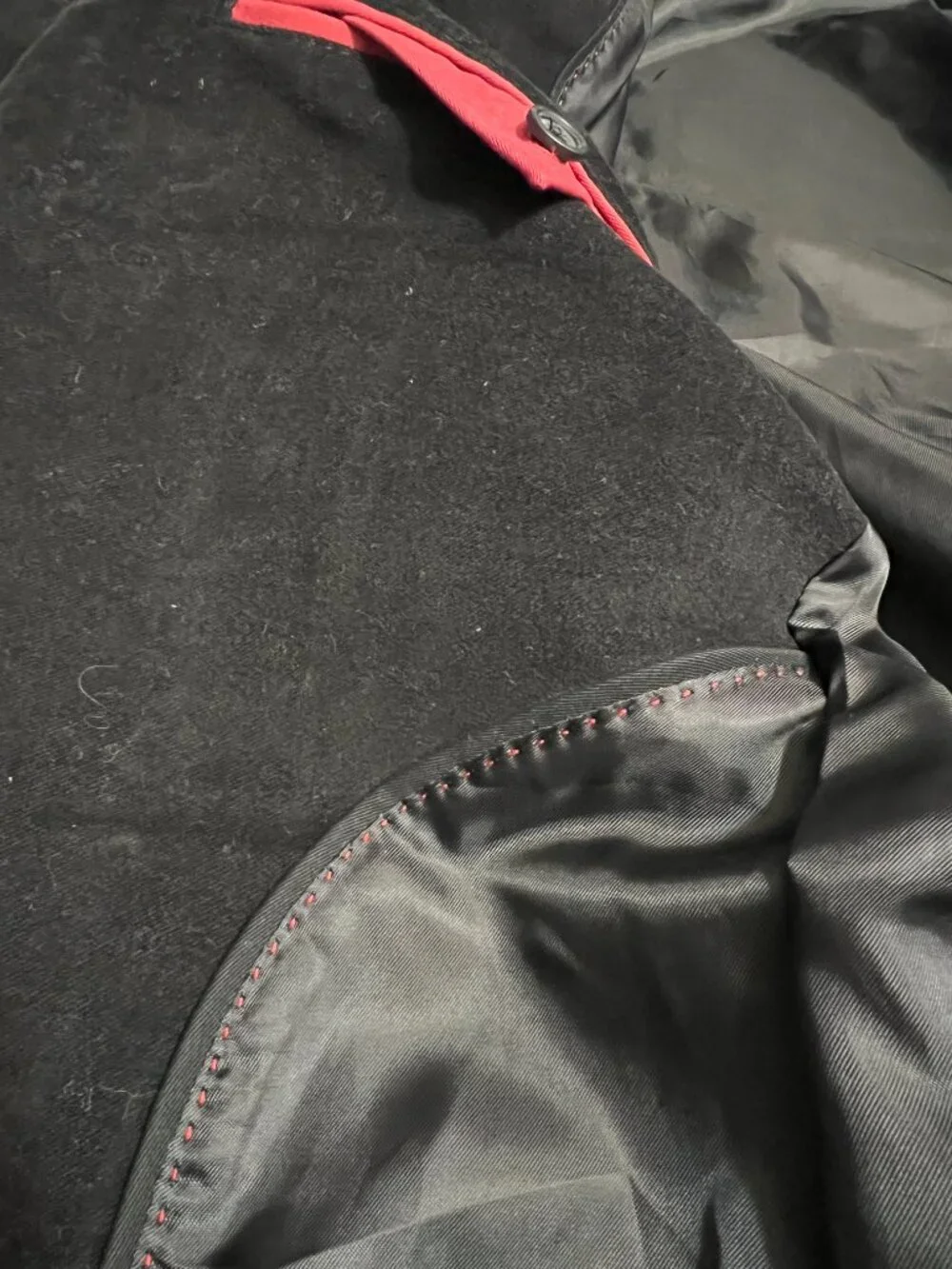 GAP Men's Black Corduroy Blazer Jacket Size S Two Button Sport Coat Y2K Minimal